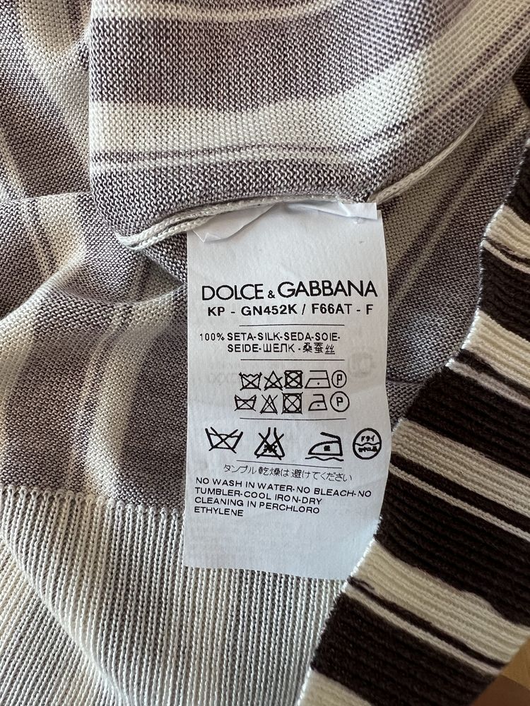 Тениска Dolce & Gabbana 100% Silk