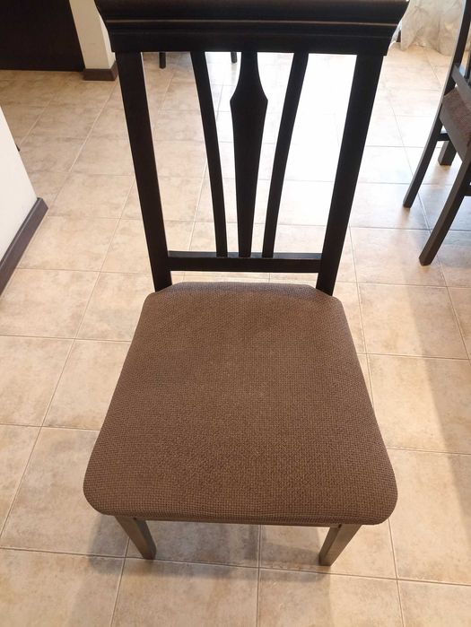 Разтегателна маса за трапезария + 6 стола