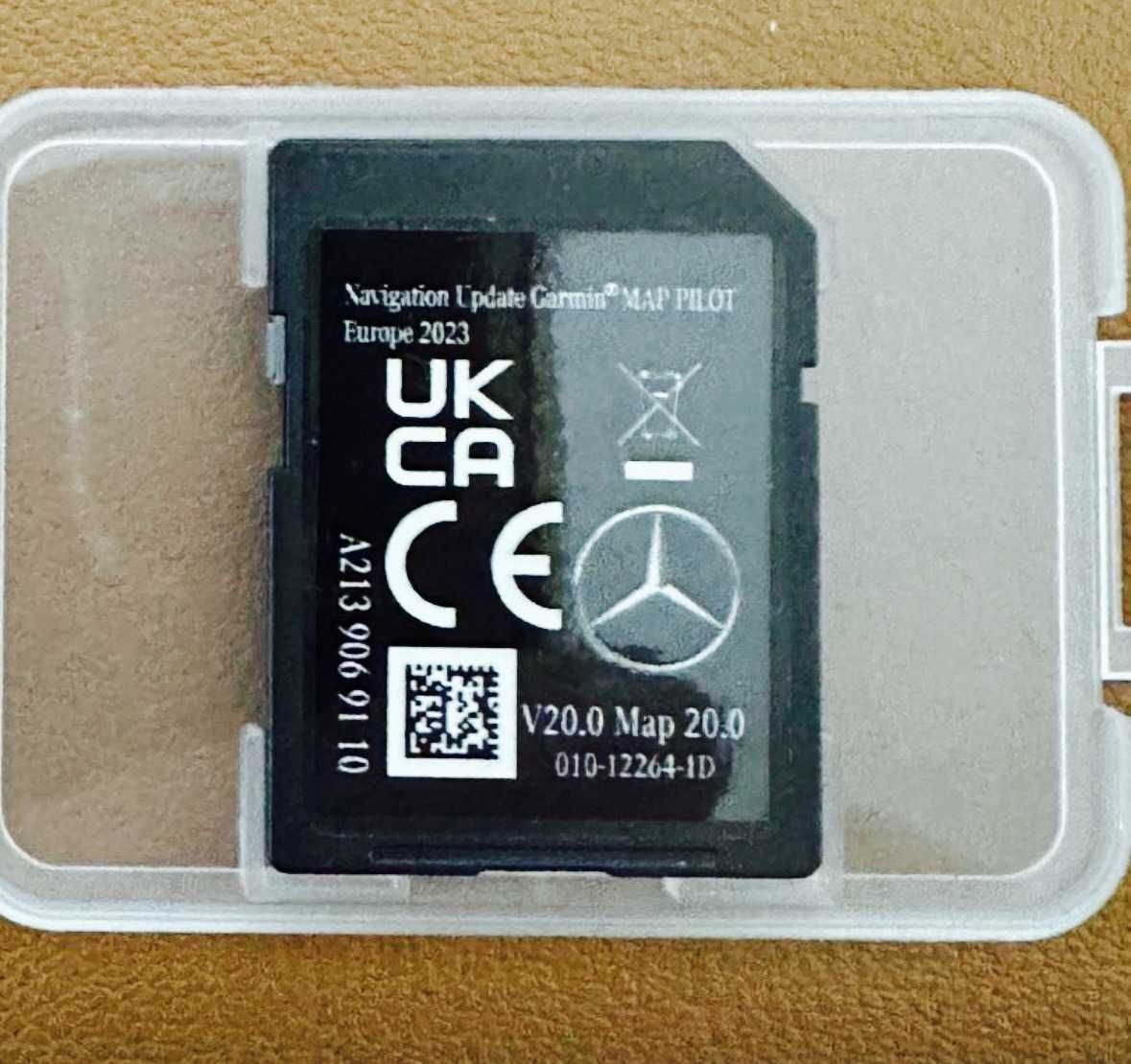 Mercedes NEW V20 Garmin Map Pilot Star2 Sd Card 2023 сд карт Навигация
