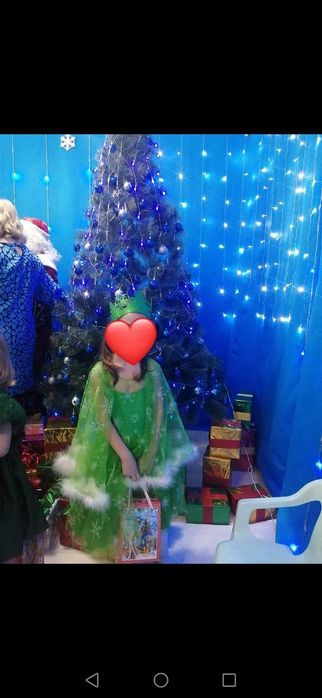 Костюм ёлочки на девочку . Прокат 3000