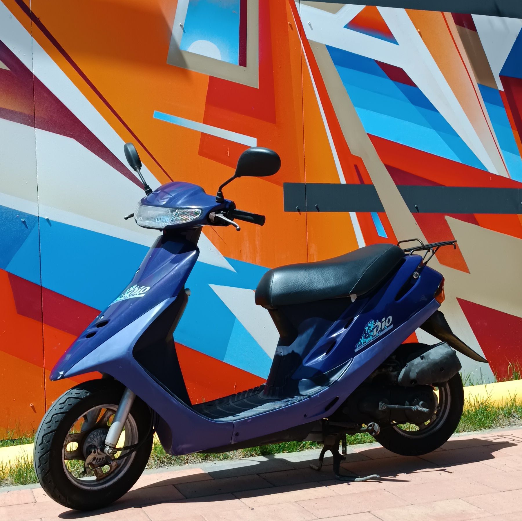 Honda Dio 2 AF27 свежепригнанный с контейнера фиолетовый