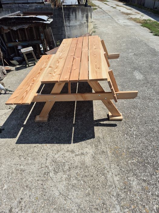 Masa Picnic, gradina cu banci pentru 8 persoane