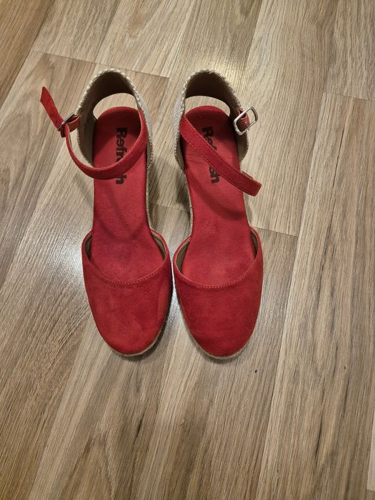 Sandale/ espadrile rosii