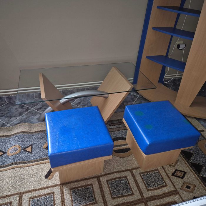 Masa de cafea din sticla