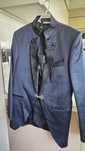 Costum barbati marimea 46 bluemarin  si negru