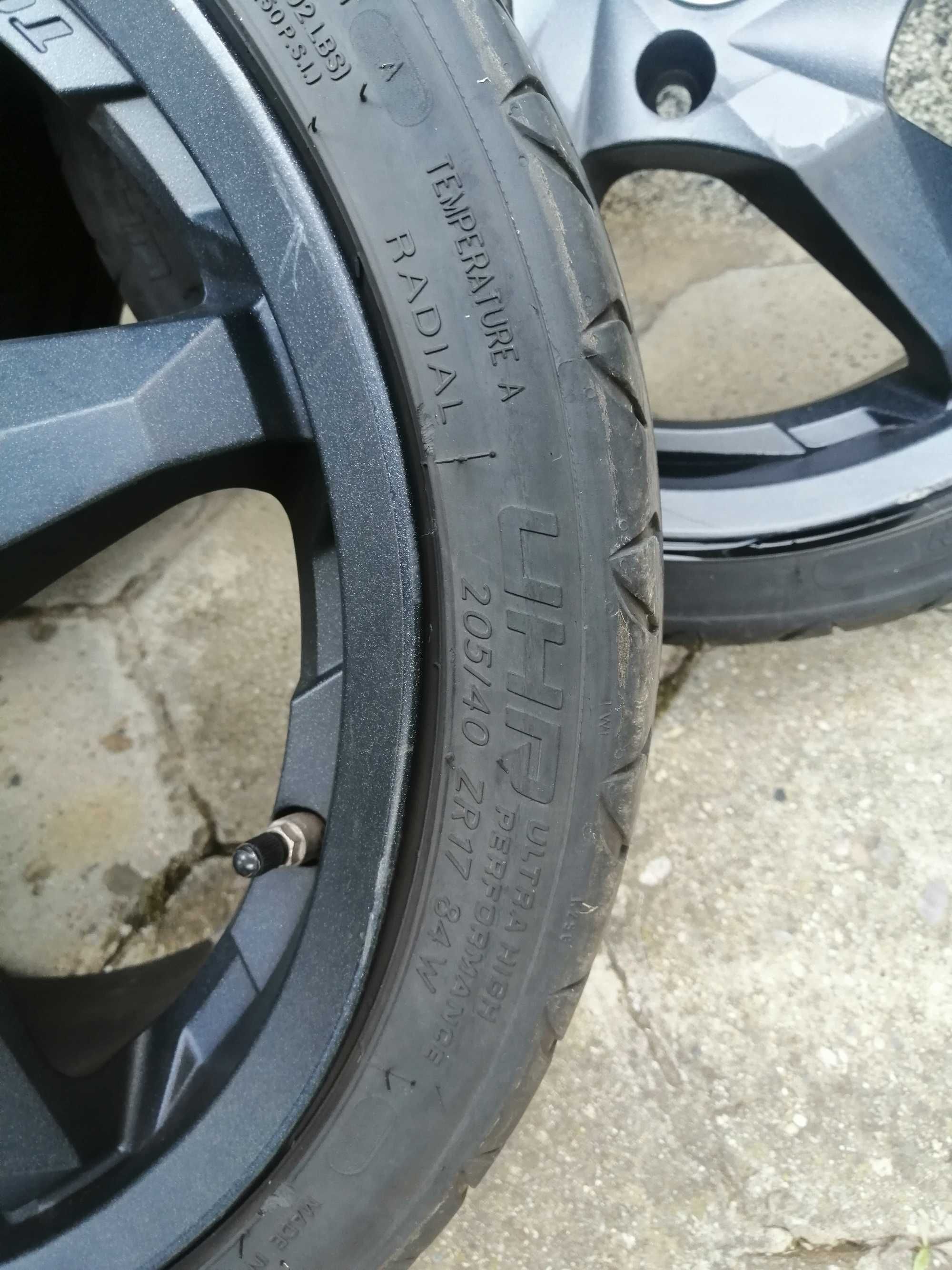 Лети джанти Tuge и летни гуми Riken 205/40/R17