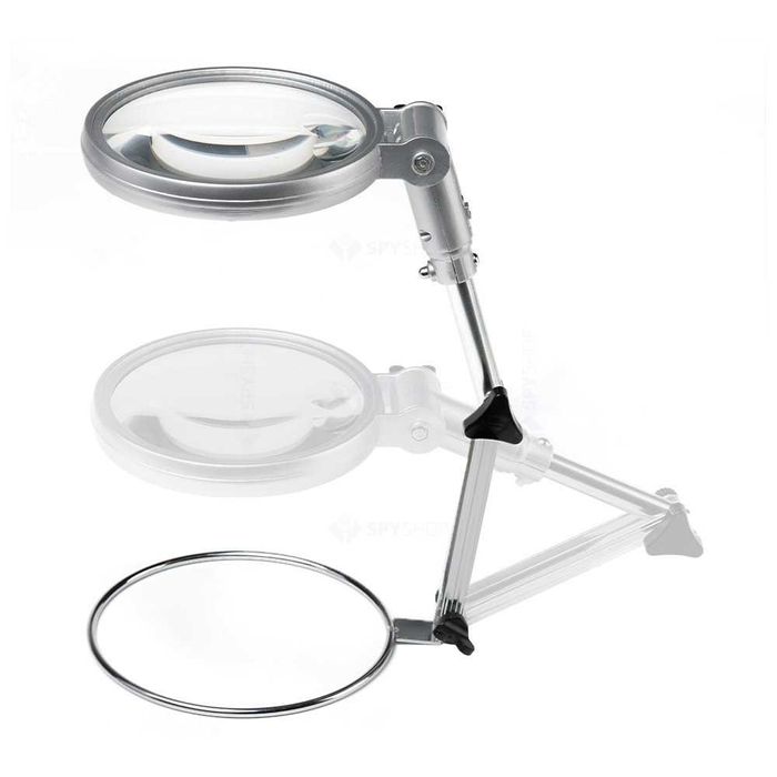 Lupa de masa cu iluminare LED Bresser 9624100, 2x/4x, 120mm