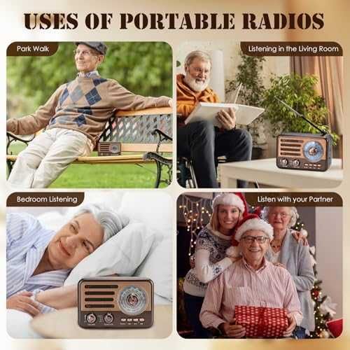 Ново Преносимо радио Bluetooth FM/AM/SW MP3 плейър USB TF фенерче