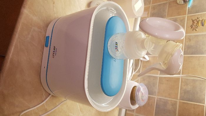 Стартов комплект вс в едно Philips-Avent Natural стерилизатор, помпа