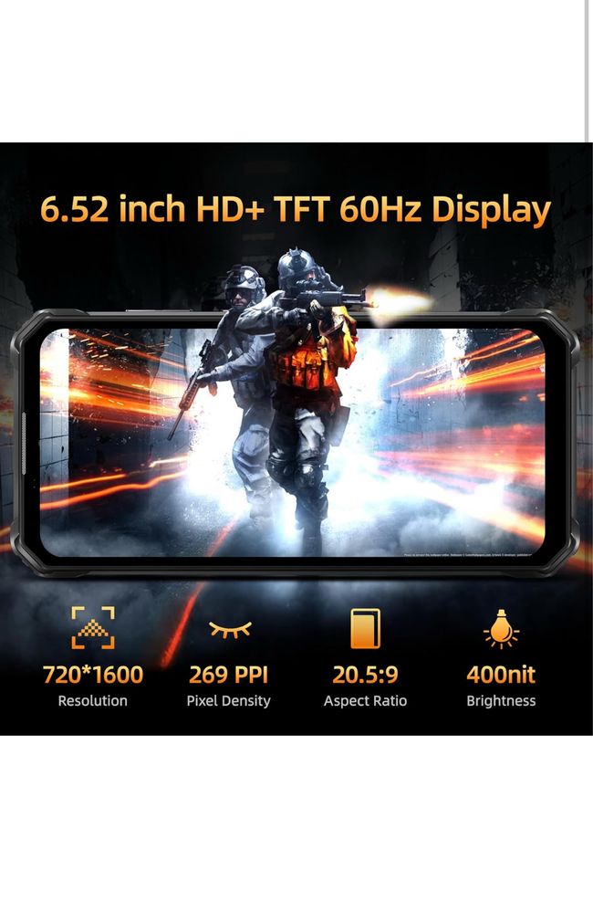 Oukitel WP23 Pro 16GB RAM + 128GB- Negru/ Nou,sigilat