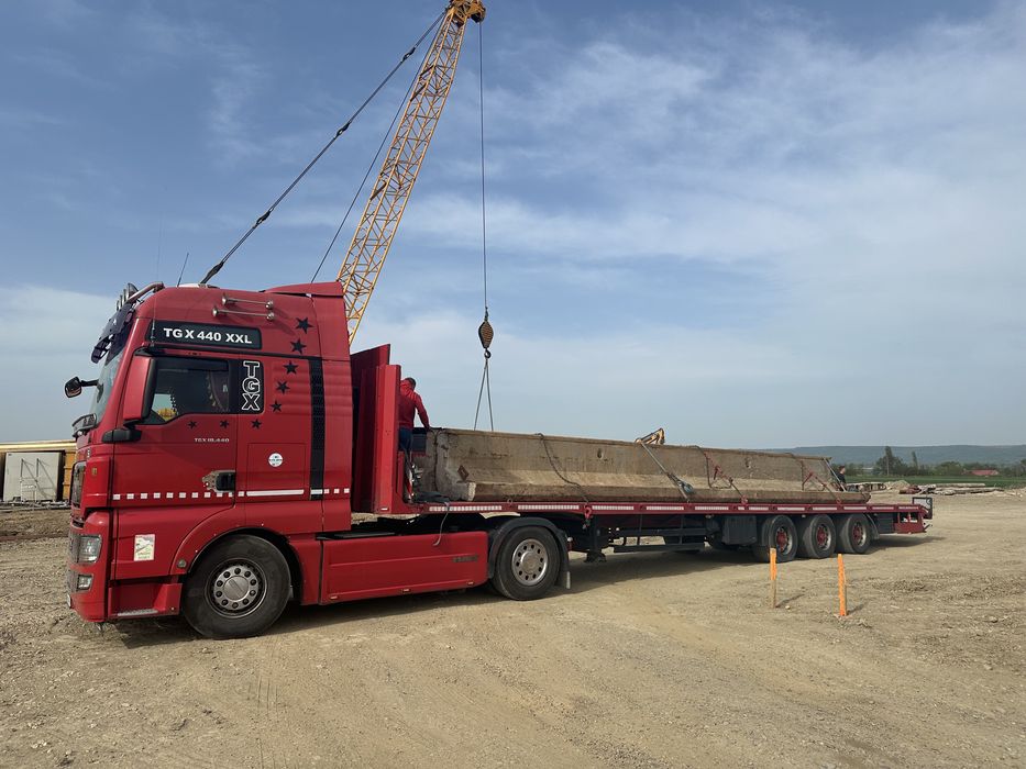 Semiremorca platforma mega Schwarzmuller