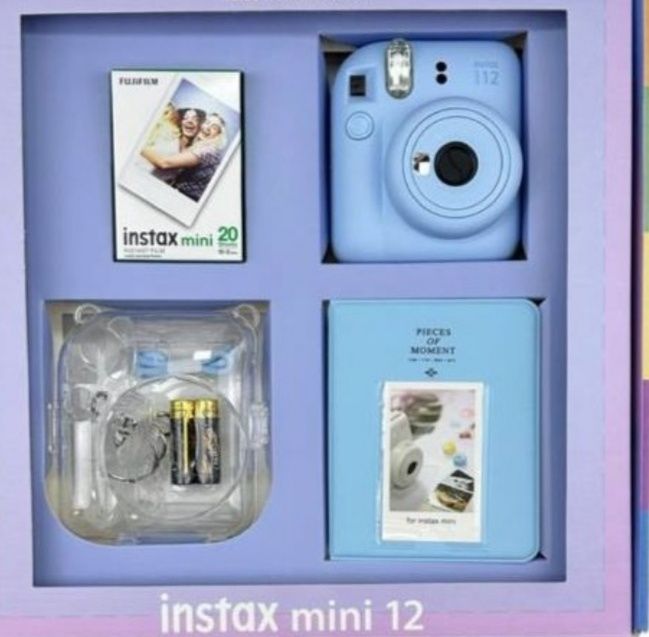 Фотокамера моментальной печати Fujifilm Instax mini 12 голубой