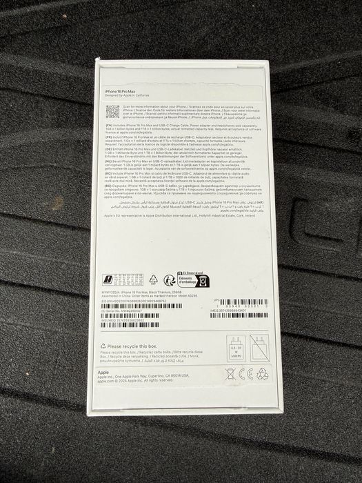 Iphone 16 promax 256gb garantie baterie 100%