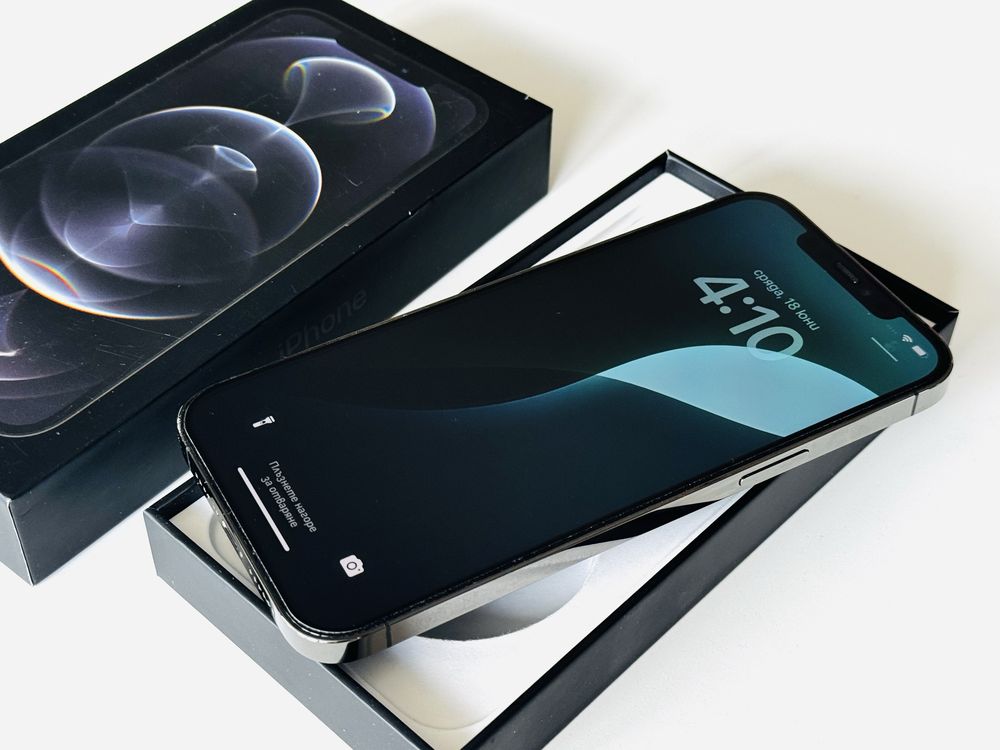 Iphone 12 Pro Max 256GB Graphite 100% Батерия! Гаранция 6 месеца