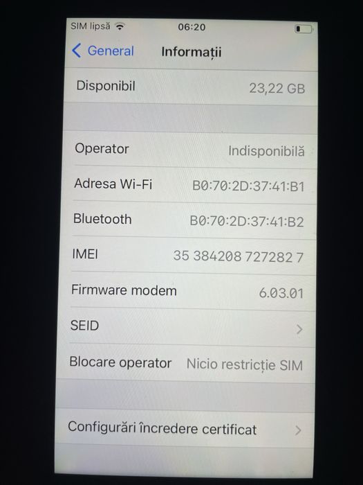 iPhone 7 Touch ID funcțional