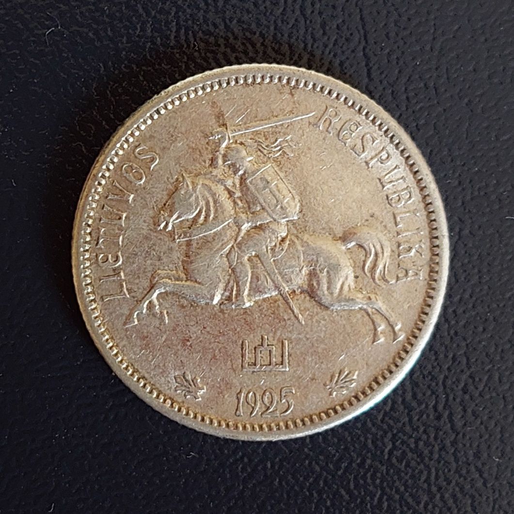 Литва 2 лита 1925 года серебро