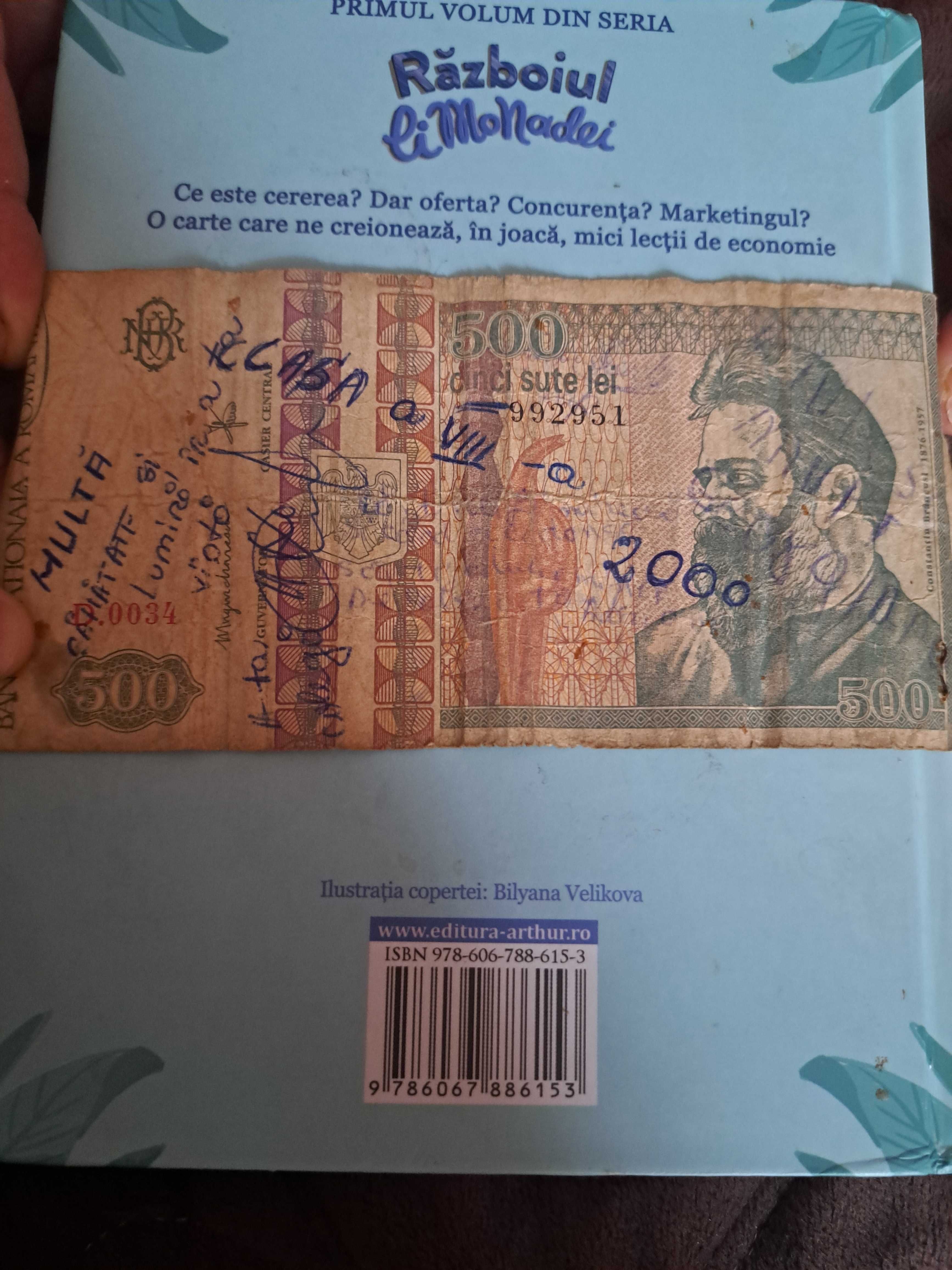 17 monede vechi + o bancnota de 500 1992