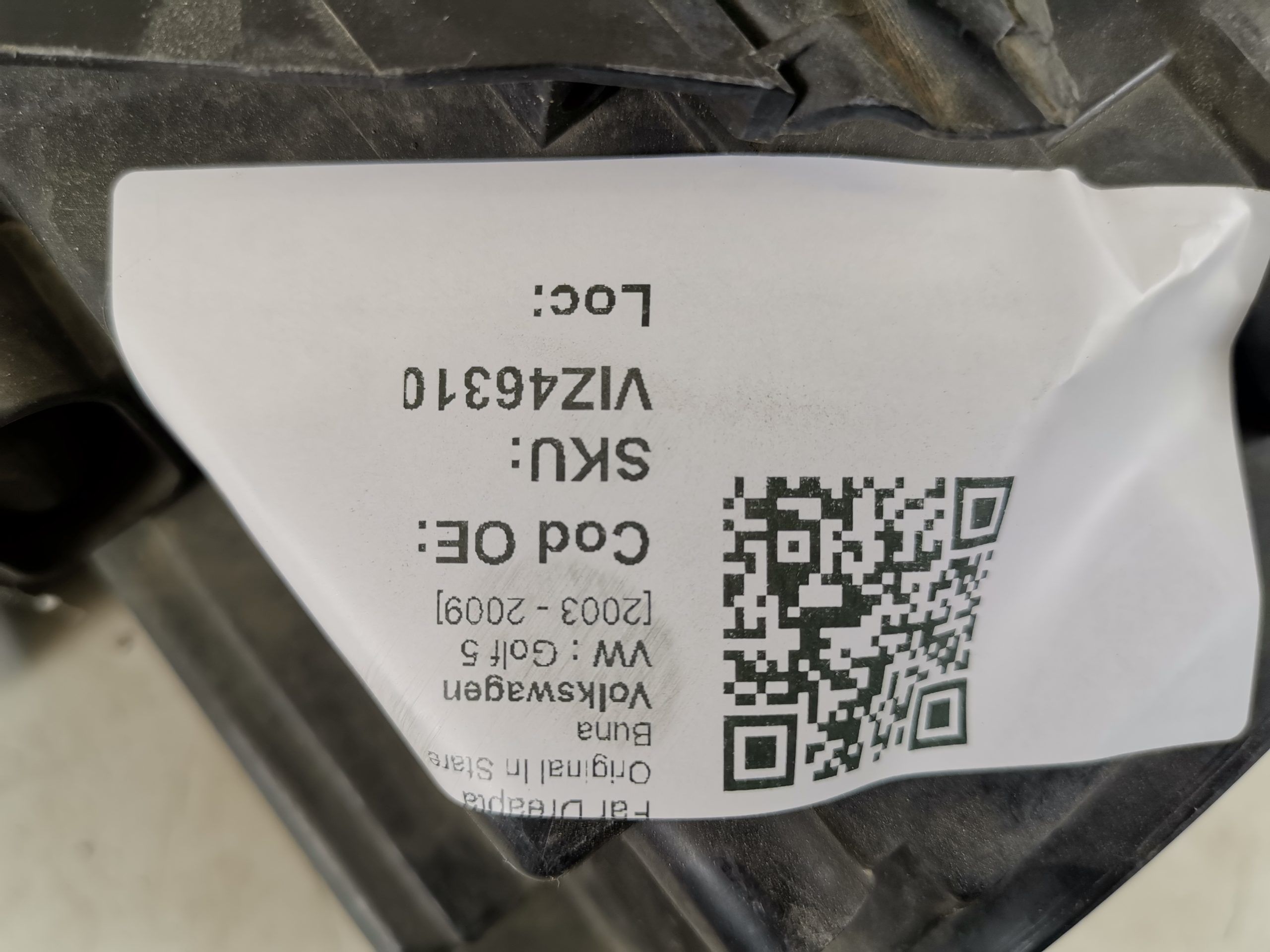 Десен фар / Desен far Volkswagen VW Golf 5 Оригинален, в добро състоян