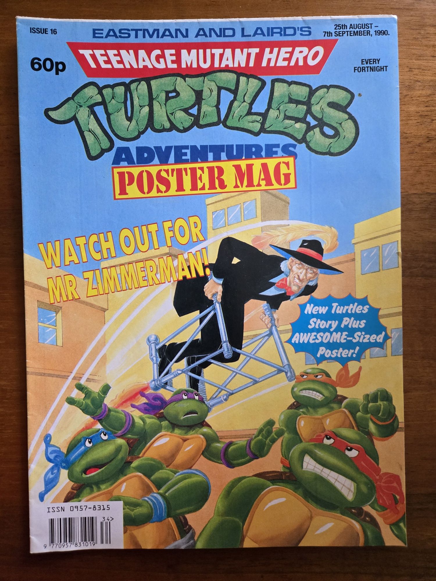 Reviste Comics Poster Ninja Turtles TNMT