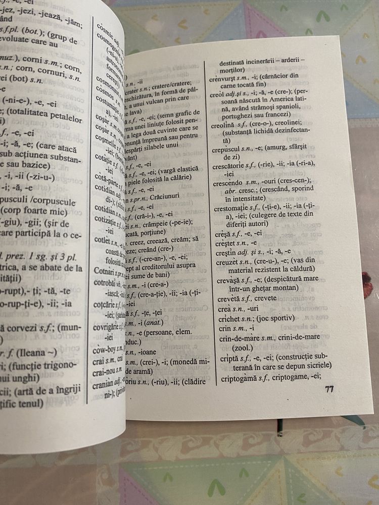 Dictionar ortografic ortoepic morfologic si explicativ al lb romane