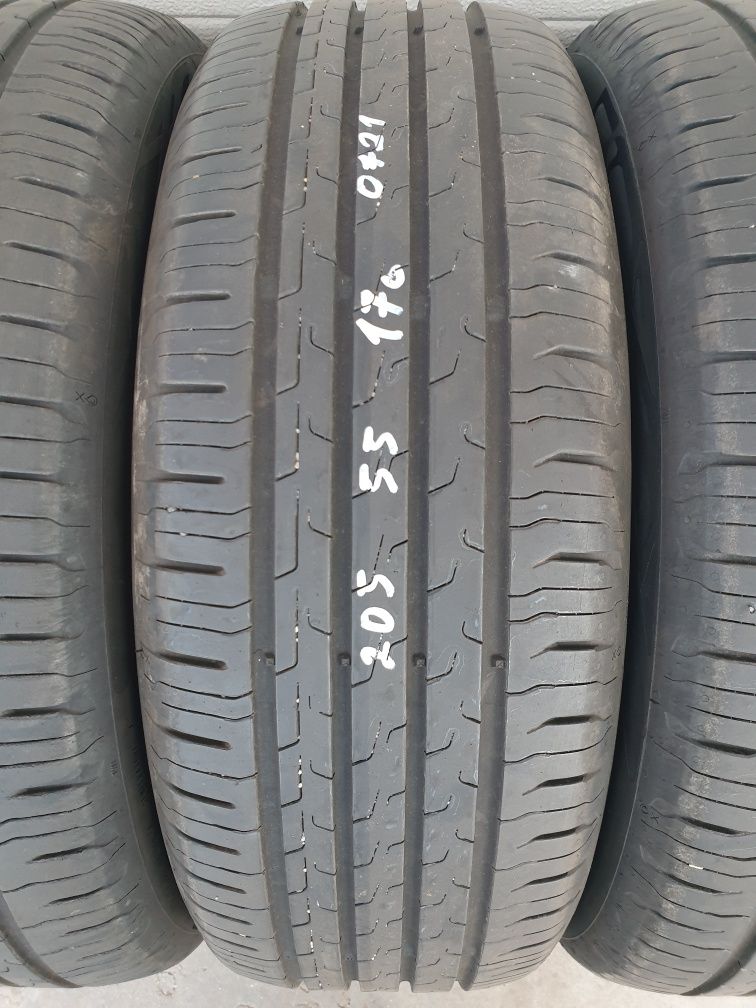 Летни гуми 4 броя CONTINENTAL EcoContact6 205 55 R17 дот 0721