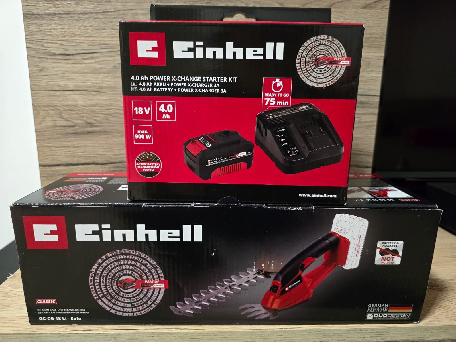 Foarfeca pe acumulator de tuns iarba/arbusti Einhell Power X-Change