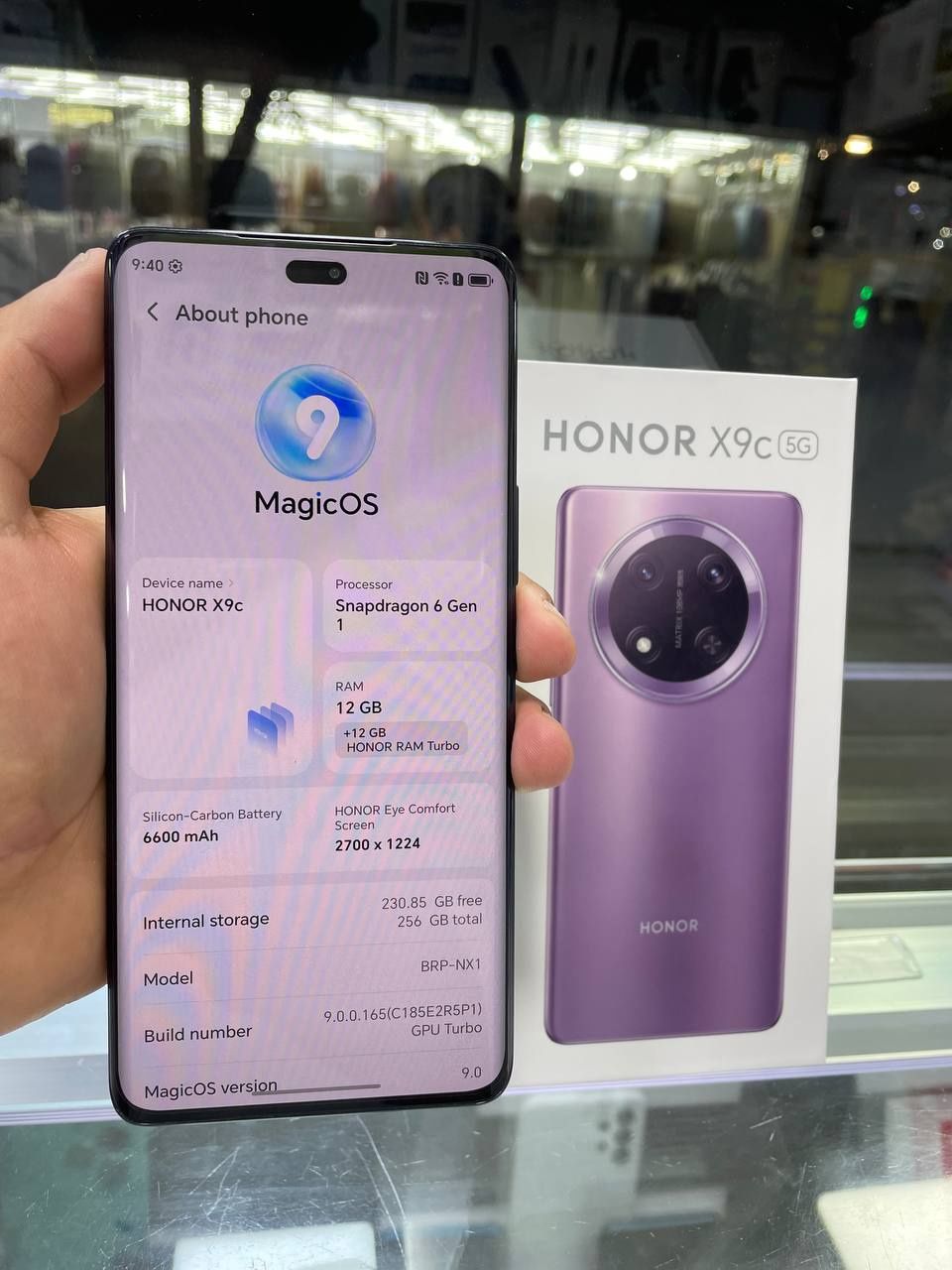 Honor X9c 5g 12/256 gb ideaal