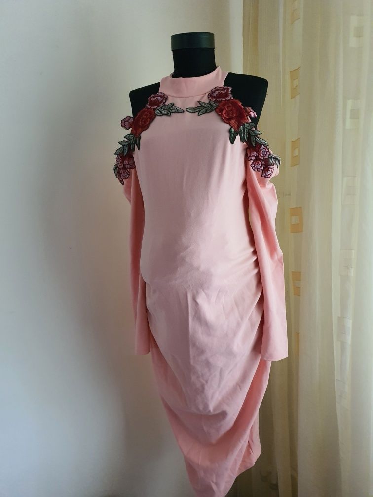 Rochie de gravidă roz NOUA