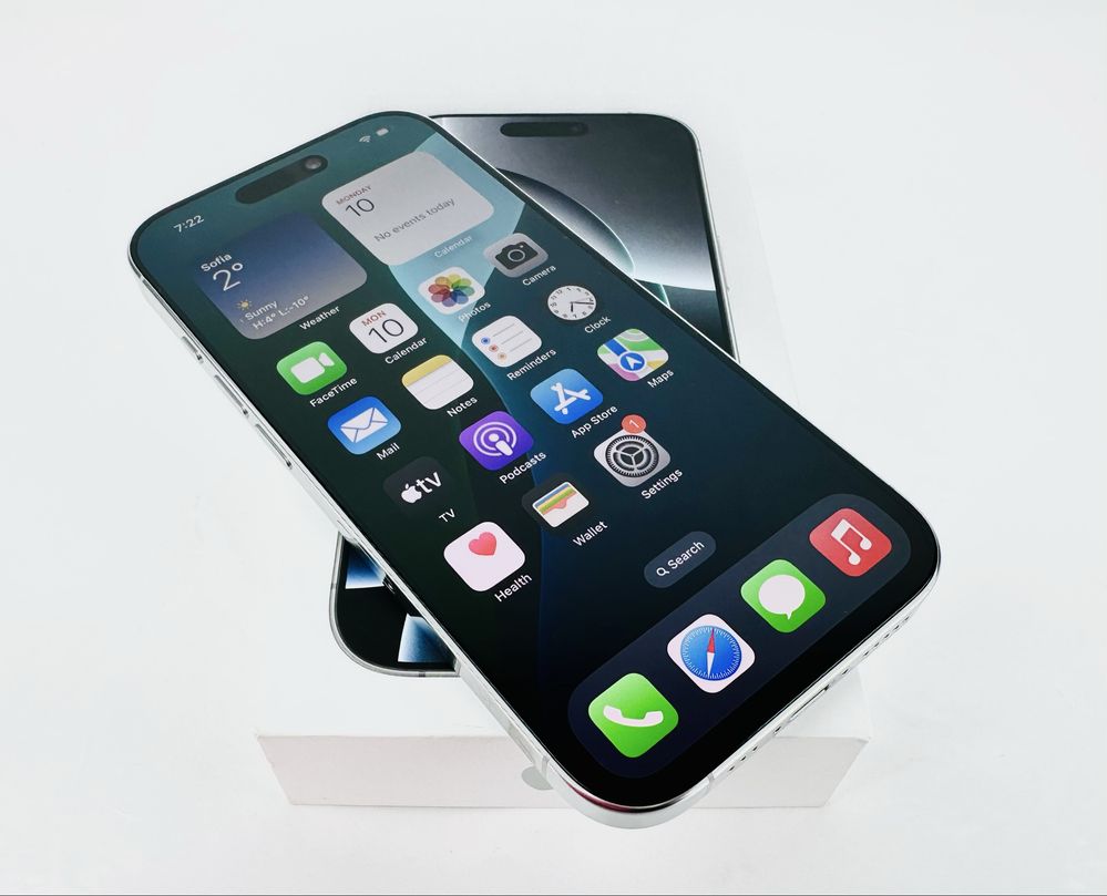 Apple iPhone 16 Pro Max 256GB White 100% Батерия! Гаранция!