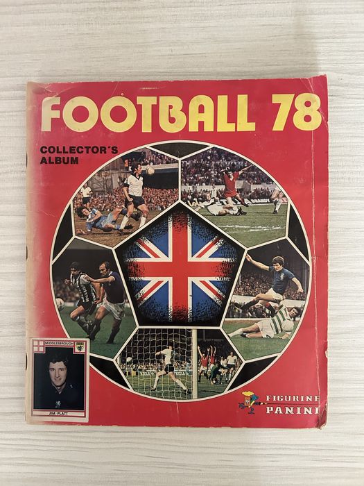 Panini Football 78 – напълно попълнен албум (рядкост)