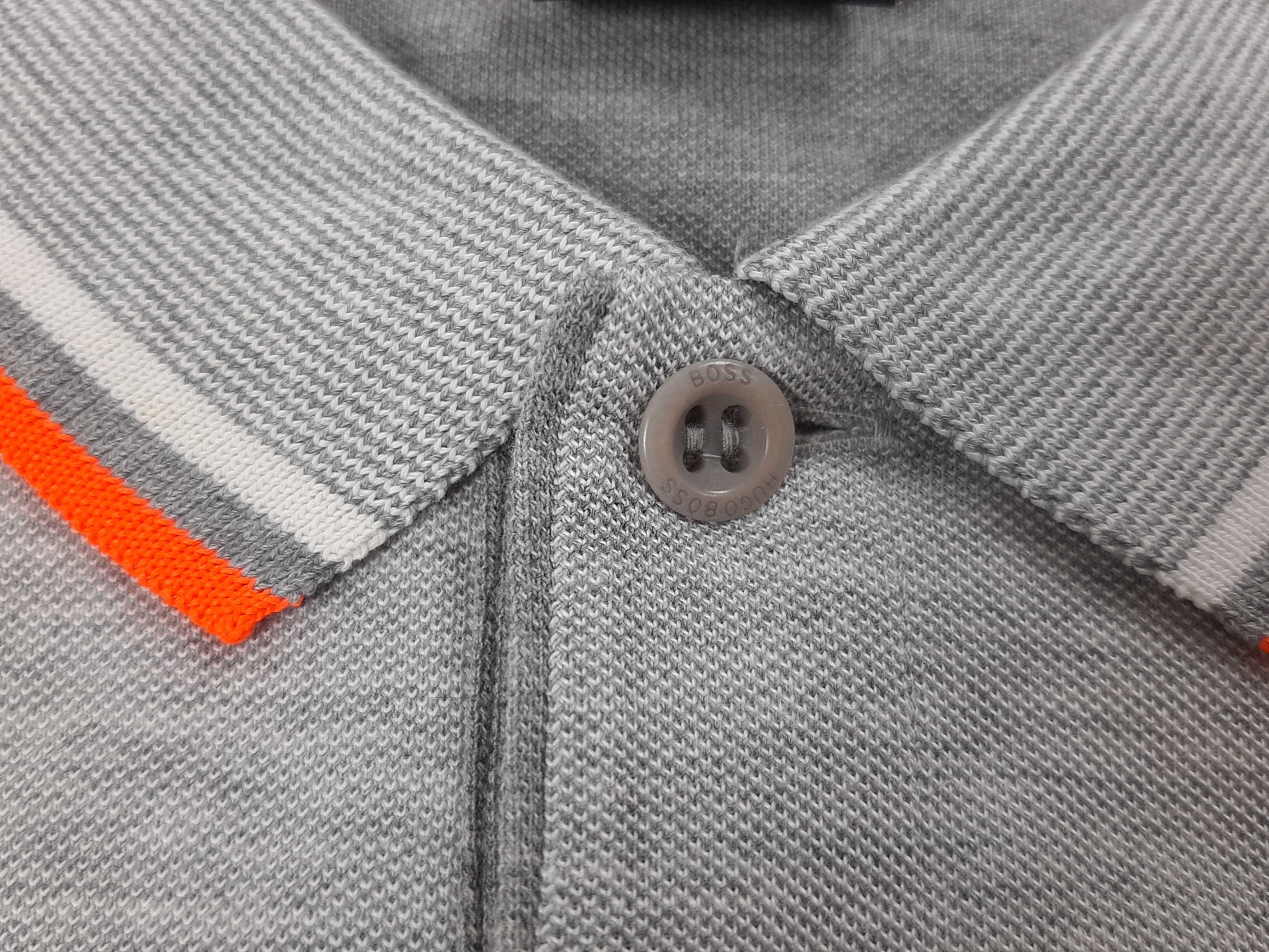 Hugo Boss Paddy 2 - Оригинална мъжка тениска с яка р-р XL