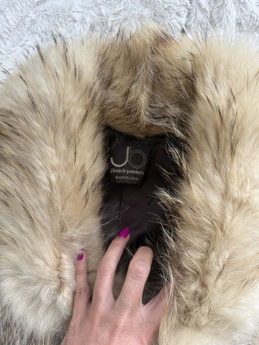 Ново палто с естествен косъм от койот