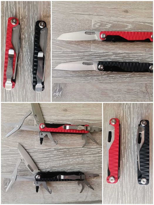 Сгъваеми ножове, мултитулове и фенери, част от колекция