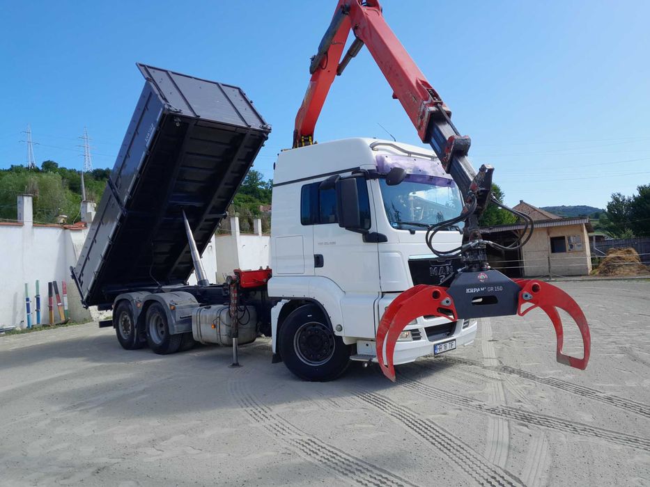 MAN TGS 28 480 Basculabil Macara epsilon forestier Z