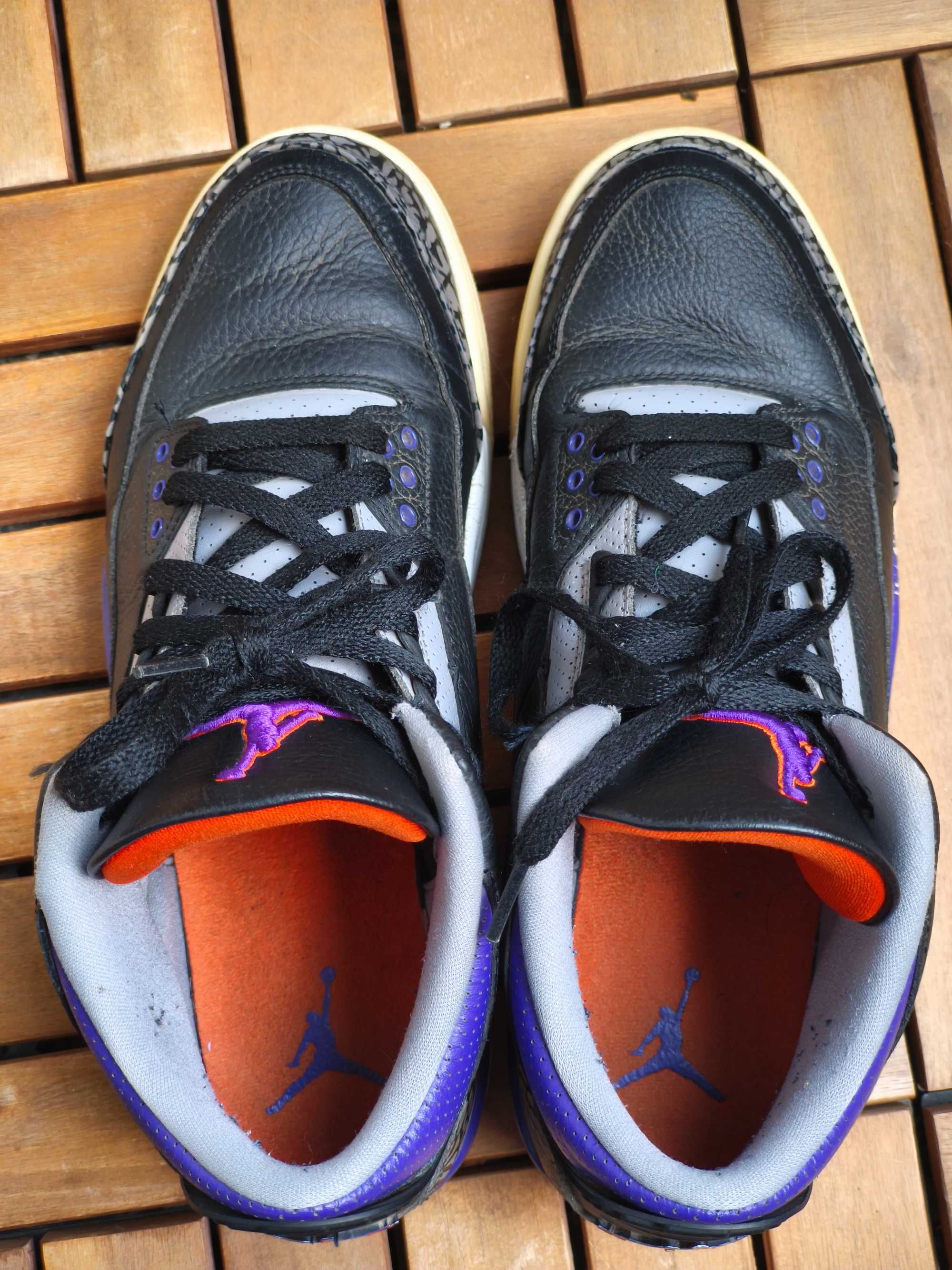 Air Jordan 3 Retro Black Court Purple
