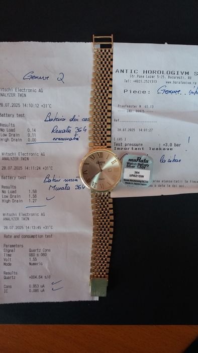 Ceas aur "Geneve Italy"