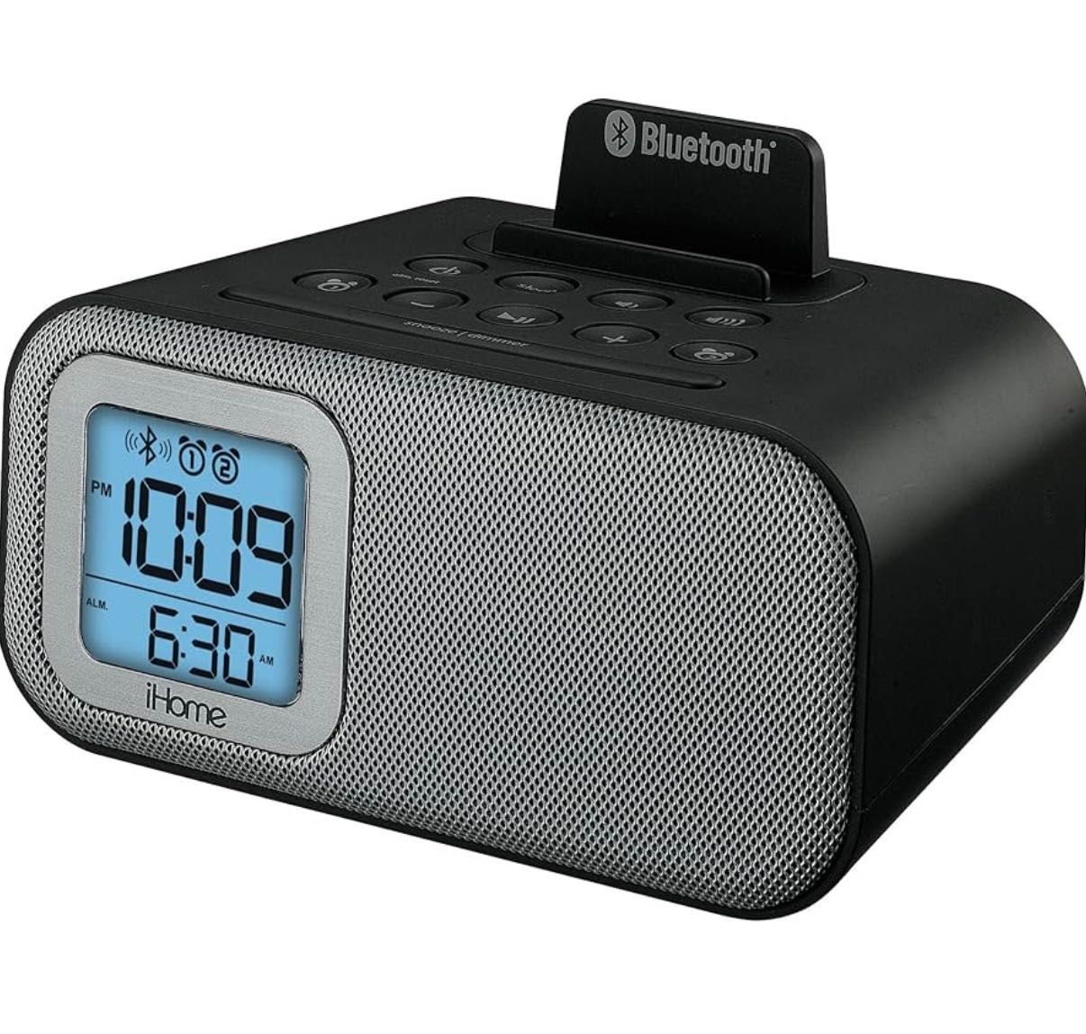 Оригинален Ihome IBT22 Bluetooth Колонка USB Зареждане Двоен Будилник