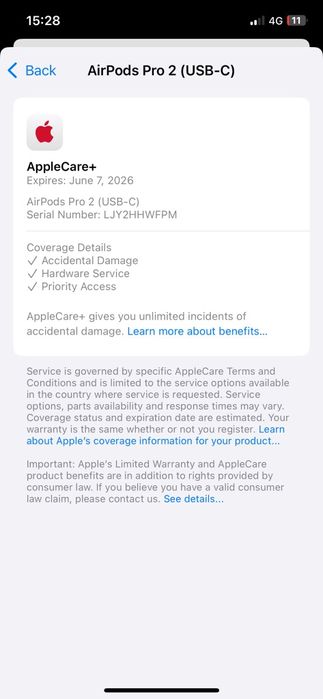 AirPods Pro 2 gen originale cu factura