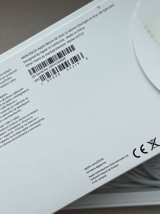 Apple Watch SE2 Gen 2 40mm Starlight