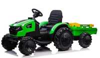 Tractoras electric cu remorca basculabila Kinderauto SX2068 Verde