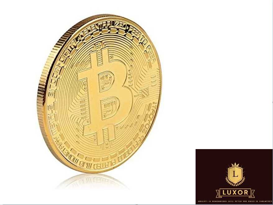 Биткойн / Bitcoin Монета с Протектор