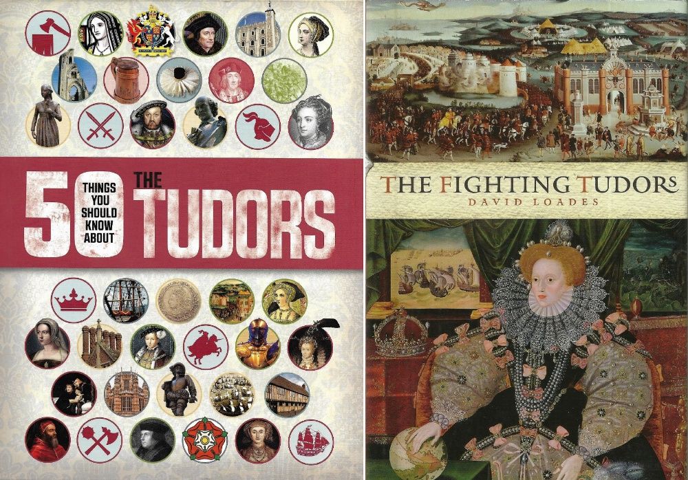 Set 2 carti de istorie Anglia, dinastia Tudorilor, ideale pentru cadou