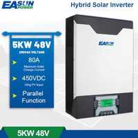 Invertor fotovoltaic hibrid 48V 5000W mppt 80A ongrid offgrid WIFI