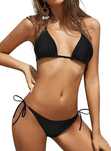 Costum baie sexy, 2 piese, efect push-up fund, size L si XL,TRANS GRAT