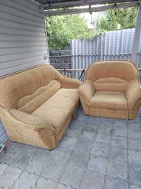 Продам диван и кресло кровать, качественно изготовлены б/у