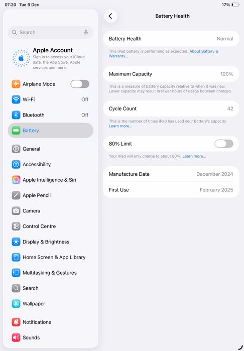 iPad Air  11 M2 256GB WiFi Purple