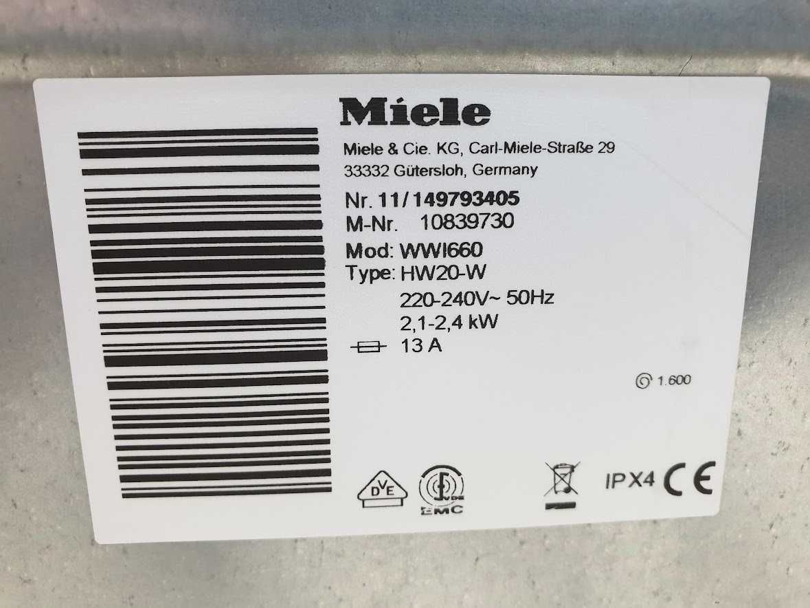 Miele 9кг 1600rpm Wi-Fi TwinDos Пералня Миеле 12м Гаранция