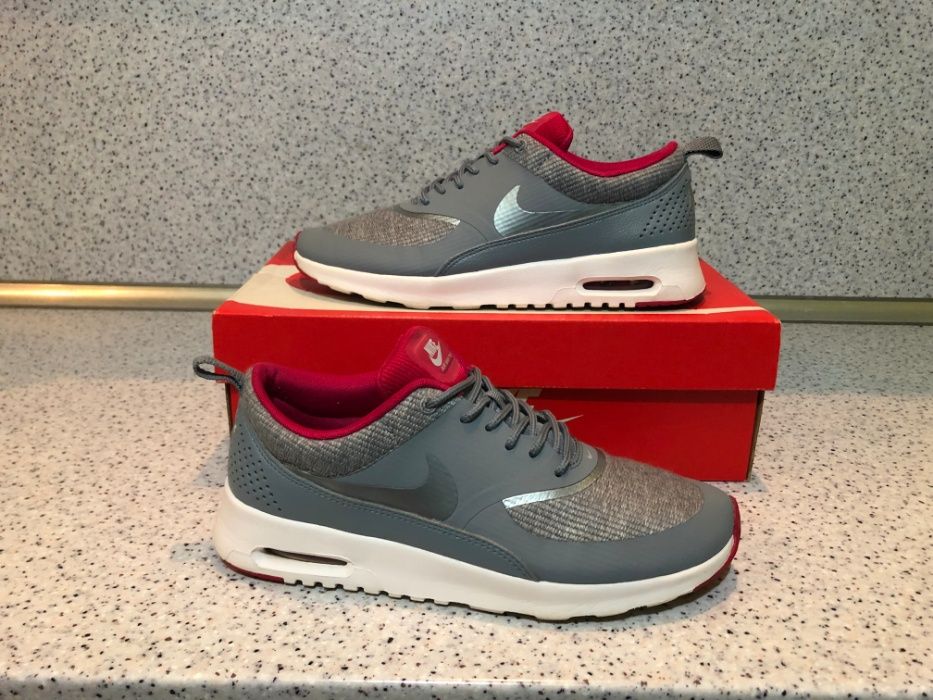 ОРИГИНАЛНИ *** Nike Air Max Thea Jacquard  Grey Pink White