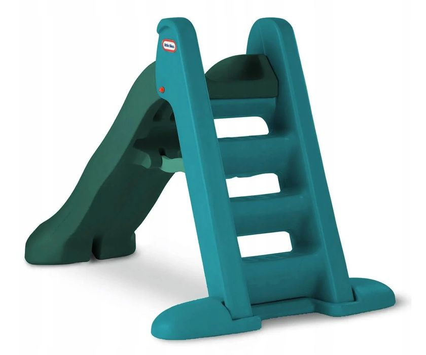 Голяма пързалка Little Tikes, зелена