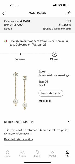 Gucci. Обеци gucci  колие